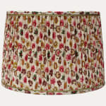 Toiles de Mayenne Elyseum Lampshade with contrast inset silk filet