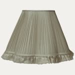 Celadon Faille Lugano Silk Scallop Lampshade