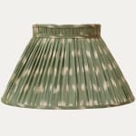 Robert Kime Amu Gold Ikat Handsewn Reading Light Lampshade