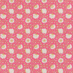Bennison Pali Pink Yellow on Oyster Linen