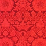 St Margaret Brocade Red