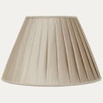 Douppion Pebble Silk Box Pleated Lampshade
