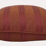 Patrick Gallagher Tessuti Sorrento Stripe Campari Cushion