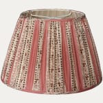 Robert Kime Ashoka Stripe Lampshade with Silk Lining for US Lamps