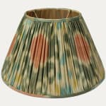 Floren, 9in/23cm Rosa Bernal Strypes Handsewn Lampshade