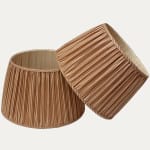 Rose Tarlow Gigi Terre Hand Sewn Gathered Drum Lampshade