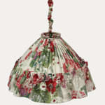 ean Monro Willa Handblock Fabric Pendant Lampshade with Skirt