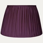 Douppion Plum Silk Pembroke Lampshade