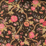 Flowering Tree Canvas Black Multicolor