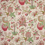Marquis De Seigelay Cretonne Rouge Vert