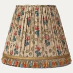 Decors Barbares Les Groseilles Lampshade with Samuel & Sons Silk Chevallerie Tassel Trim