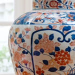 Imari Vase Red and Blue