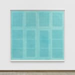 ANNA BARRIBALL, Studio window (blue fade), 2023-24