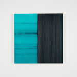 CALLUM INNES, Untitled Lamp Black / Caribbean Turquoise, 2021
