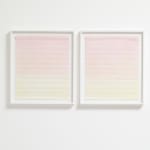 ANNA BARRIBALL, Blinds (yellow and pink), 2020