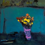 Jennifer Hornyak, Yellow with Grey Pink, 2025