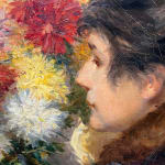 Eugène Verdyen, Jeune Femme Au Bouquet, 1890