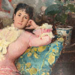 Paul Victor Mathey, Portrait présumé de Fernande Mathey, épouse de l’artiste, circa 1880
