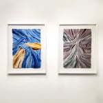 Karen Davis & Pepa Martin, Leaves falling at The Overflow , 2025
