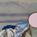 Daniel SCHLIER, Vache Bleue, main rouge , 2024