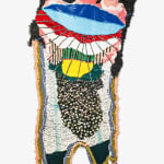 Of Gods and Man silicone monumental wall piece by Zimbabwean artist Troy Makaza GALERIE FARAH FAKHRI Abidjan