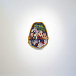 View of Made of Chalk and Colors on a wall at GLAERIE FARAH FAKHRI Abidjan