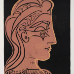 Pablo Picasso, Tête de femme de profil, 1959