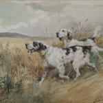 Louis de Monard, Chien Fox terrier rongeant son os, 1907