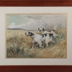Louis de Monard, Chien Fox terrier rongeant son os, 1907