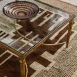 GILBERT POILLERAT, 'ASTROLABE' COFFEE TABLE, c. 1935