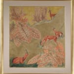 GASTON SUISSE, "Antilopes sautant un ruisseau", 1933