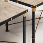 GILBERT POILLERAT, 'ASTROLABE' COFFEE TABLE, c. 1935