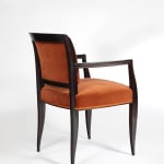 ALFRED PORTENEUVE, TWO ARMCHAIRS AND SIX CHAIRS, c. 1930