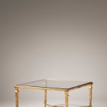 GILBERT POILLERAT, 'ASTROLABE' COFFEE TABLE, c. 1935