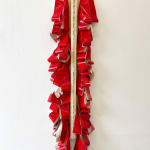 Angela de la Cruz, Dirty (Fuchsia), 2011