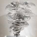 Aycock, Twister Variation 1, 2017, aluminum, ed 1 of 5, 39 x 28 x 30 in