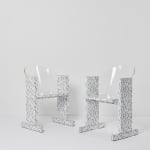 Ettore Sottsass, "Teodora" set of 4 armchairs, 1987