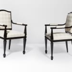 André Arbus, Pair of neoclassical armchairs, c. 1945