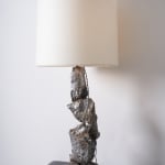 Anonymous, Pair of pyrite lamps, c. 1970