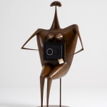 Philippe Hiquily, "Cygne" lamp, large, 1985