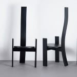 Vico Magistretti, "Golem" high backed chairs, 1969