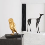 Harumi Klossowska de Rola, "Athene Noctua (Little Owl)" sculpture, 2022