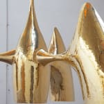 Philippe Hiquily, "Cygne" lamp, large, 1985
