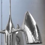 Philippe Hiquily, "Cygne" lamp, large, 1985