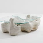 Agnès Debizet, "Entrelacs" large side table, 2020