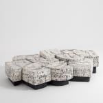 Agnès Debizet, "Entrelacs" large side table, 2020