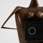 Philippe Hiquily, "Cygne" lamp, large, 1985