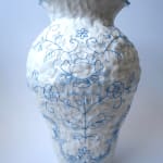 CAROLINE HARRIUS, Embroidered Object, Blue 1 / Broderade Objekt, Blå 1, 2022