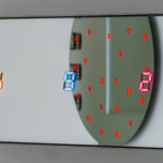 Tatsuo Miyajima, Changing Time with Changing Self - Flower, 2014