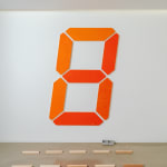 Tatsuo Miyajima, Painting of Change - 002, 2020